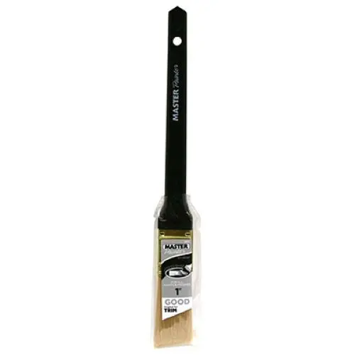 Master Painter 30210Tva Basic 1" Angle Cut Polyester Sash Paint Brush - Quantity Of 24 1