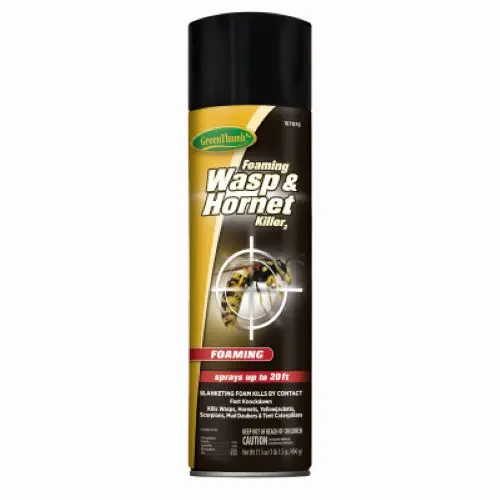 Green Thumb Hg-187976 17.5 Oz Can Of Foaming Wasp & Hornet Spray - Quantity Of 8 1