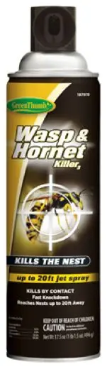 Green Thumb Hg-187978 17.5 Oz Can Of Wasp & Hornet Pest Control Spray - Quantity Of 1 1