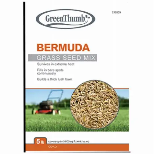 Green Thumb Gtberm5 5 Lb Bag Of Bermuda Grass Seed Blend / Mix - Quantity Of 2 1