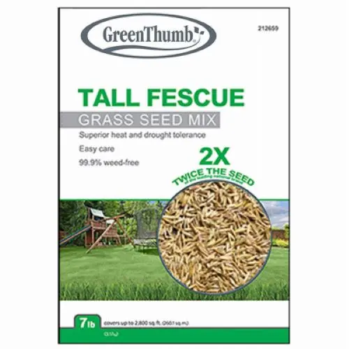 Green Thumb Gttf7 7 Lb Bag Of Tall Fescue Grass Seed Mix / Blend - Quantity Of 4 1