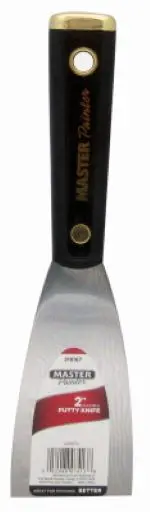 Master Painter 4206Tv 2" Inch Spackle Spackling Knife With Black Solvent Resistant Handle - Quantity Of 6 1