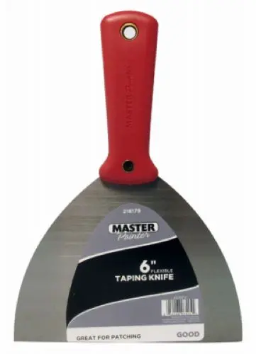 Master Painter 4838Tv 6" Inch Flexible Taping Knife With Carbon Steel Blade - Quantity Of 48 1