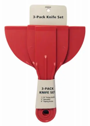 Master Painter 4718Tv 3-Pack Plastic Putty Combination Set - Quantity Of 12 1