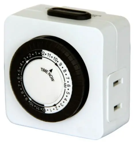 Tru-Guard 59428Tv  Indoor 24-Hour Plug In Electrical Mechanical Timer - Quantity Of 1 1