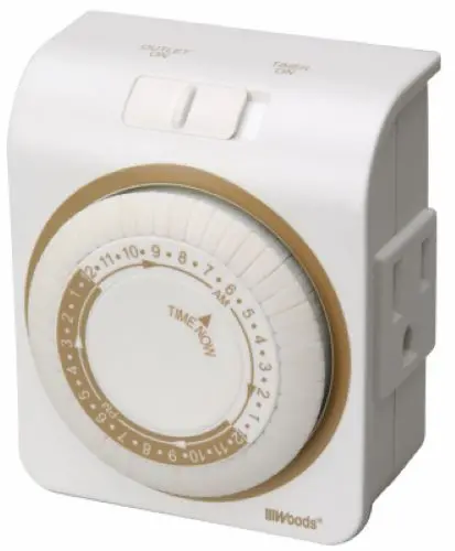 Tru-Guard 50001Tv Indoor Heavy Duty Grounded 24 Hour Mechanical Electric Timer - Quantity Of 12 1