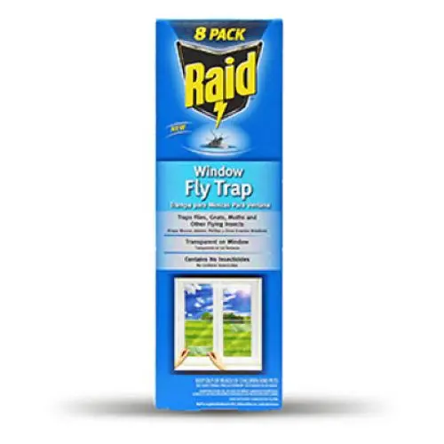 Raid 8Pk-Ftrp Raid 8-Count Disposable Window Fly Traps - Quantity Of 6 1