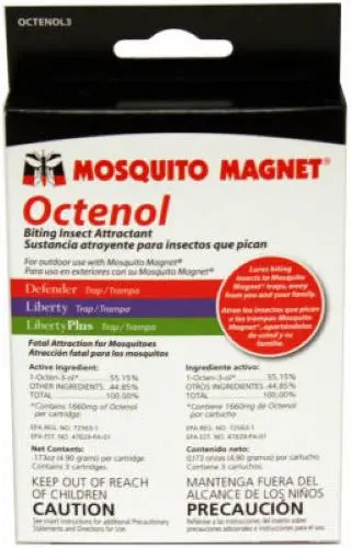 Mosquito Magnet Octenol3 3-Pack Octenol 21 Day Mosquito Attractant Cartridge - Quantity Of 5 1