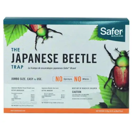 Safer 70102 Non-Toxic Garden Japanese Beetle Trap - Quantity Of 8 1
