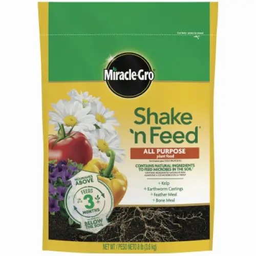 Miracle Gro 3002010 8 Lb Bag Of Shake N Feed All Purpose Plant Food - Quantity Of 4 1