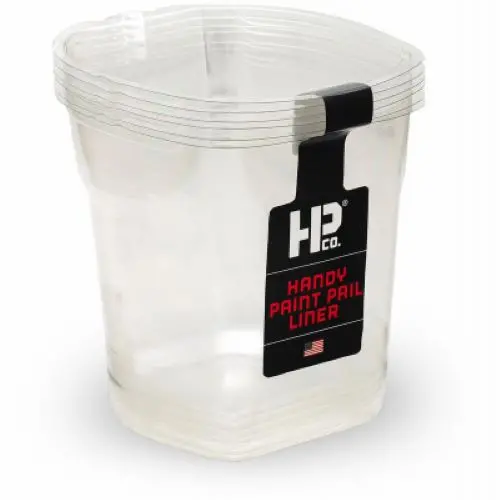 Bercom 2520-Ct 6-Pack Of Clear Handy Paint Pail Liners - Quantity Of 6 1