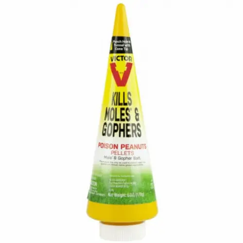 Victor M6006 6 Oz Container Of Mole And Gopher Peanut Bait - Quantity Of 12 1