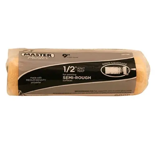 Master Painter Mps912-9In 9" Inch X 1/2" Nap Knit Paint Roller Cover For Semi Rough Surface - Quantity Of 48 1