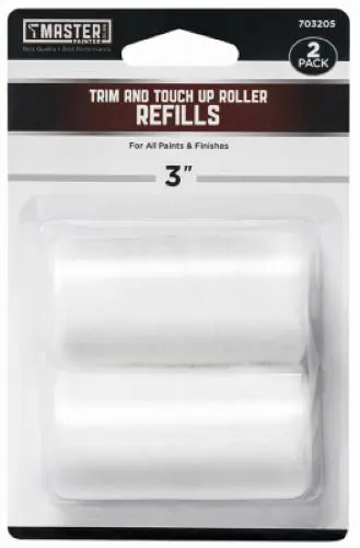 Master Painter 60191Tv 2-Pack Of 3" Inch Refill Trim Paint Roller Covers - Quantity Of 8 1