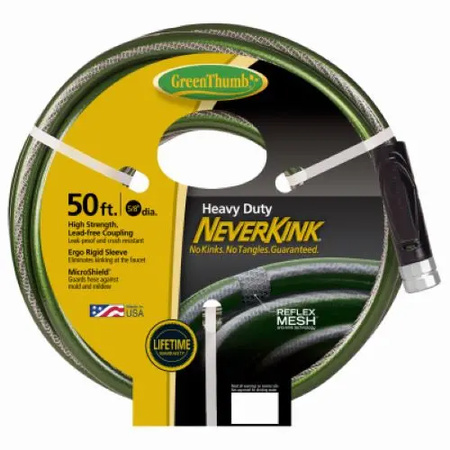 Green Thumb 784470 5/8" X 50' Heavy Duty Garden Hose - Quantity Of 10 1