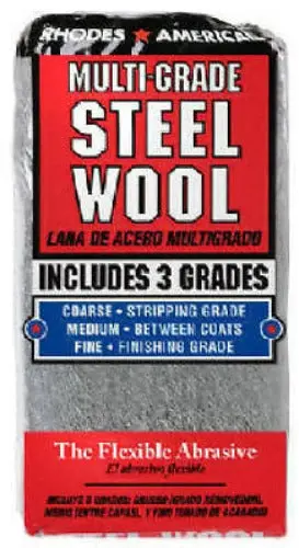 Homax 10121114 12-Pack Of Assorted Steel Wool Pads - Quantity Of 6 1
